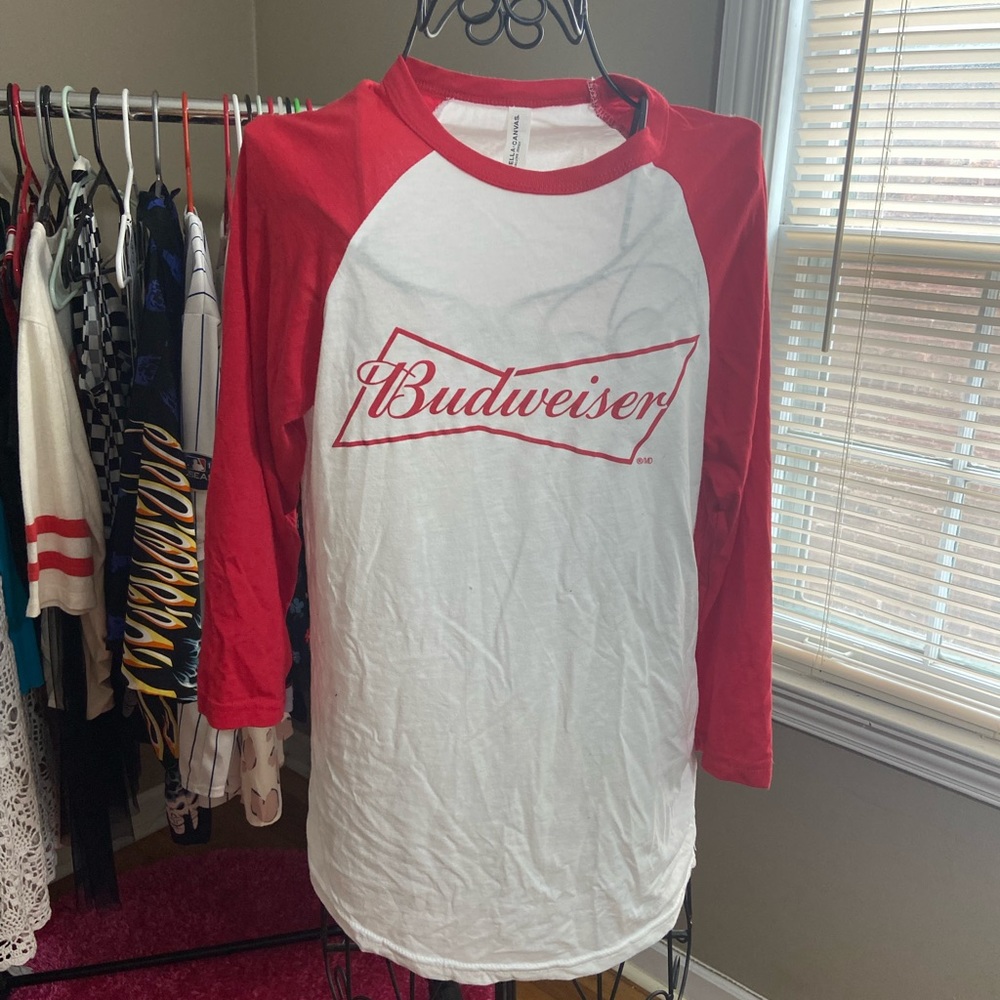 Budweiser baseball shirt